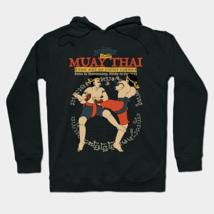 Vintage Muay Thai Boran Tattoo Hoodie